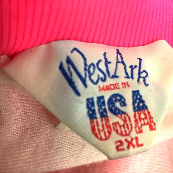 50's Style Pink Satin Bomber Poodle Style Jacket  Mac's Diner Vtg  2XL - Picture 11 of 13